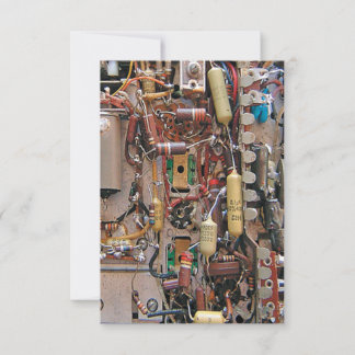  printplaat van de oude school met weerstanden