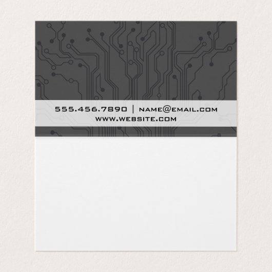 Printplaat Visitekaartjes (Binnenkant ongevouwen)