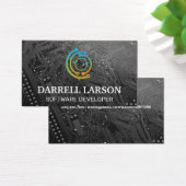 Printplaat Zwart | Technologie Logo Visitekaartje (Bureau)