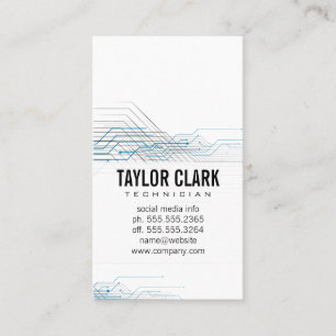 Printplaatcomponent Visitekaartje