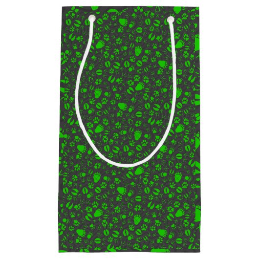 Prints 01.b.groen DGrey BG Klein Cadeauzakje (Voorkant)