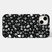 Prints 01.b. Zwart BG Case-Mate iPhone Case (Achterkant (horizontaal))