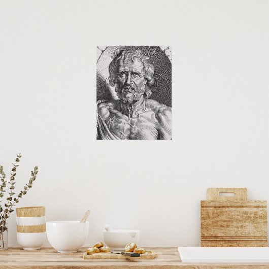  Prints De buste van Seneca (Keuken)