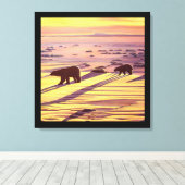 Prints en Posters voor het schilderen van Beren (Insitu (Houten vloer))