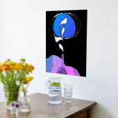 Prints Folie lavender Vase (Laag (Keuken))