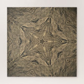 Prints in de Sand Mandala Legpuzzel (Horizontaal)