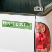 Prints Lie niet Bumpersticker (Op Truck)