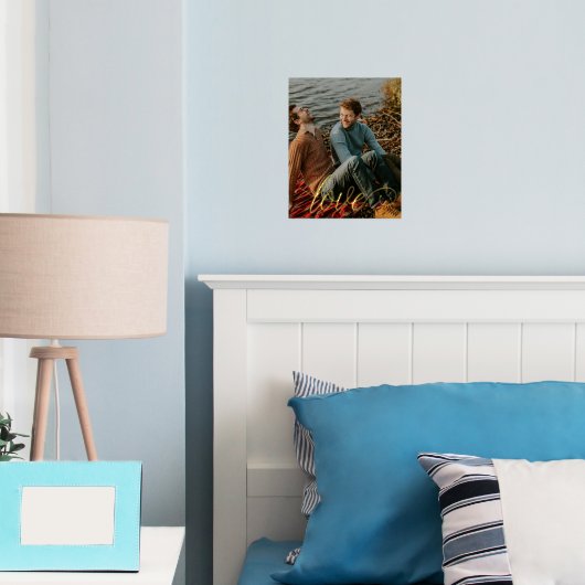 Prints Liefde Script Couple Folie (Insitu (Slaapkamer))