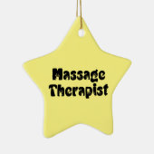Prints met massagetherapie keramisch ornament (Rechts)