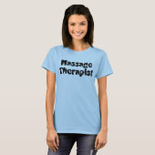 Prints met massagetherapie t-shirt (Voorkant volledig)