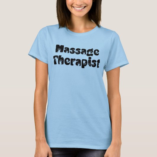 Prints met massagetherapie t-shirt (Voorkant)