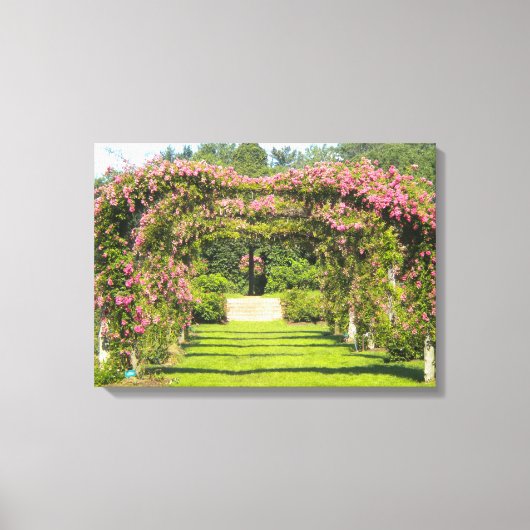 Prints roos Arch Wrapped Canvas (Voorkant)