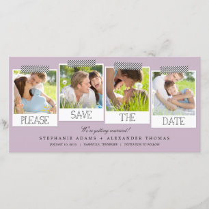 Prints sparen de Datum Fotokaarten Save The Date