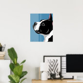 Prints van Boston Terrier (Thuiskantoor)