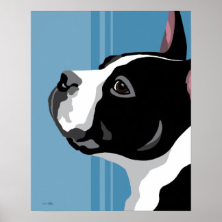 Prints van Boston Terrier