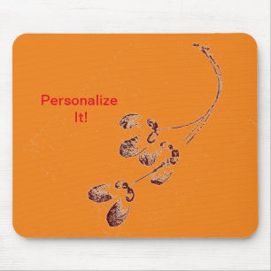 Prints van de Natuur van lederen Mousepad Muismat