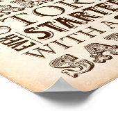 Prints van de Partij / ALCOHOL Geen Groot Teken (Hoek)