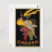  Prints voor alcoholhoudende dranken Briefkaart (Voorkant / Achterkant)