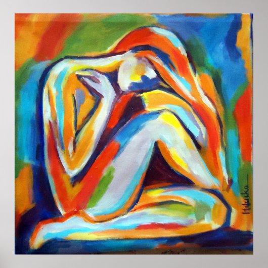 Prints voor fijne kunst - eenzaamheid (Voorkant)