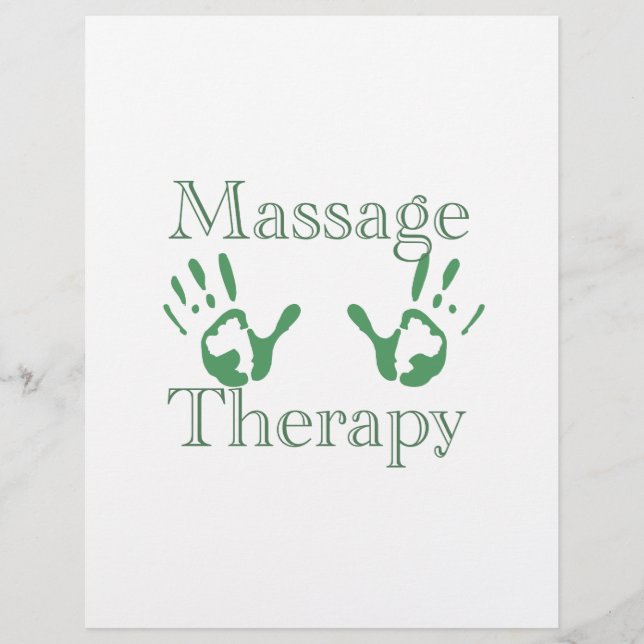 Prints voor massagetherapie (Voorkant)