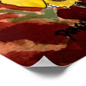 prints voor zonnebloemen (Hoek)