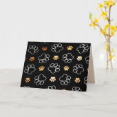 prints wenskaart kaart (Gele Bloem)