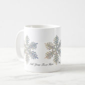 printsnowflake koffiemok (Voorkant links)