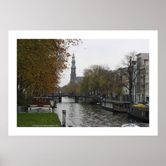 Prinzengracht Amsterdam Poster (Voorkant)