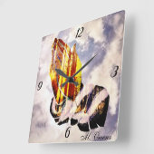 Prions Une Horloge Mur Acrylique (Angle)