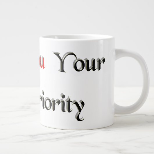 Prioriteit 1 extra grote beker (Rechts)