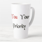 Prioriteit 1 latte mok (Rechterhoek)