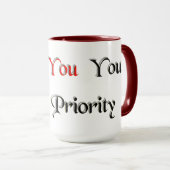 Prioriteit 1 mok (Voorkant rechts)