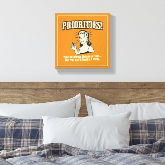 Prioriteiten: u kunt een klasse altijd behouden canvas afdruk (Insitu (Slaapkamer))