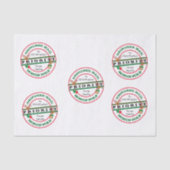 Priority rendieren Mail van Santa Name Tissuepapier (Voorkant)