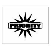 PRIORITY Urgent Attention Workflow Tool Office Fit Rubberstempel (Afrduk)