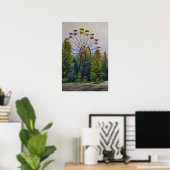 Pripyat reuzenrad schilderij poster (Thuiskantoor)