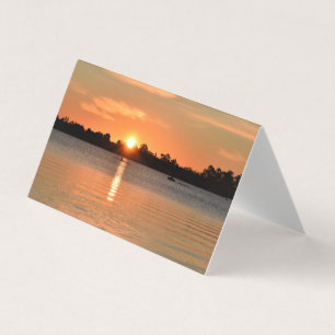 Pris dans le Sunset Blank Greeting Card