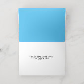 Pris Une Carte De Voeux De Poisson (Couchage intérieur)