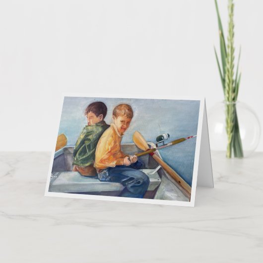 Pris Une Carte De Voeux De Poisson (Recto)