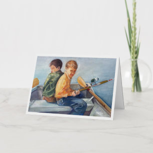 Pris Une Carte De Voeux De Poisson