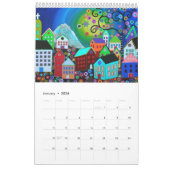 PRISARTS WHIMSICAL CALENDAR (jaar aanpasbaar) Kalender (Jan 2026)