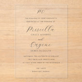Priscilla Classic Faire-part de mariage (Recto)
