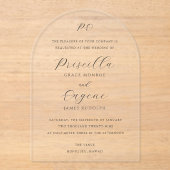 Priscilla Classic Faire-part de mariage (Recto)