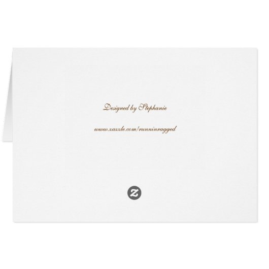 Prise de la carte de mariage de vol (Dos Horizontal)