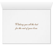 Prise de la carte de mariage de vol (Intérieur Horizontal (Bas))