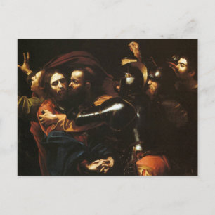 Prise du Christ par Caravaggio Carte postale