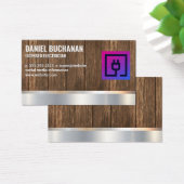 Prise électrique | Électricien | Bois métallique (Bureau)