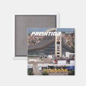 Prishtina, Kosovo Magneet (Voorkant / Achterkant)