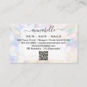 *~* Prism AP26 OPAL QR Crystal Rainbow Etheral Visitekaartje (Achterkant)