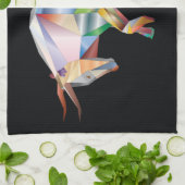 Prism Bull Rainbow Abstracte Fab Theedoek (Gevouwen)